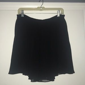 Black Flowy Madewell Skirt